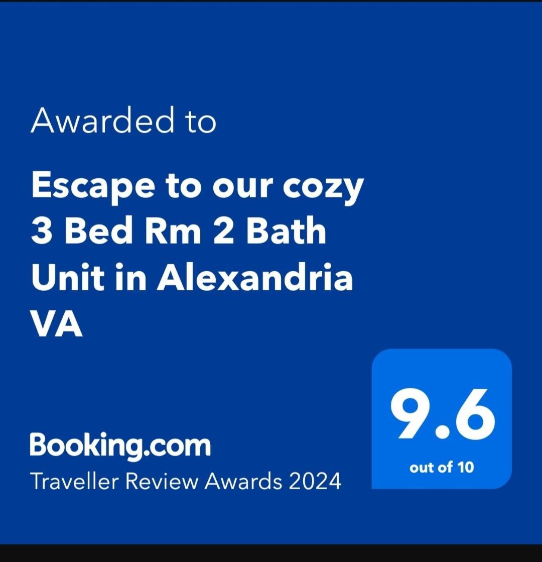 Villa Escape To Our Cozy 3 Bed Rm 2 Bath Unit In Alexandria Va Exterior foto